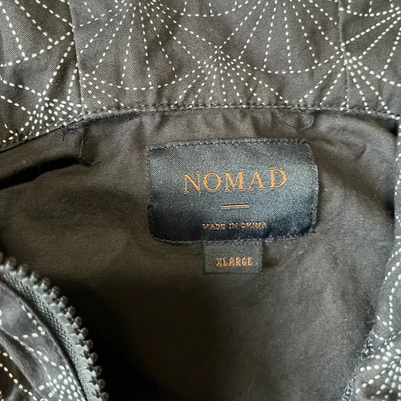 Nomad Navy and White Lightweight windbreaker Zip-up Spring Jacket Size XL - Picture 6 of 13